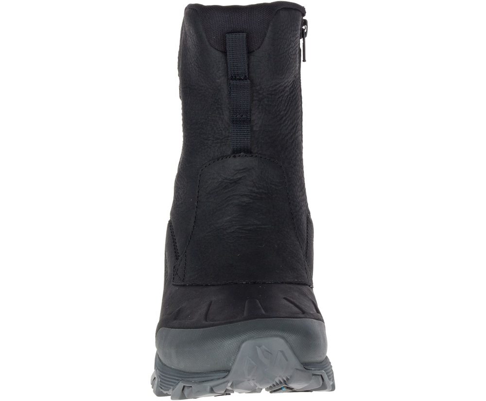Merrell Boots Black - Coldpack Ice+ 8\" Zip Polar Waterproof - Mens 96XVTWHIR